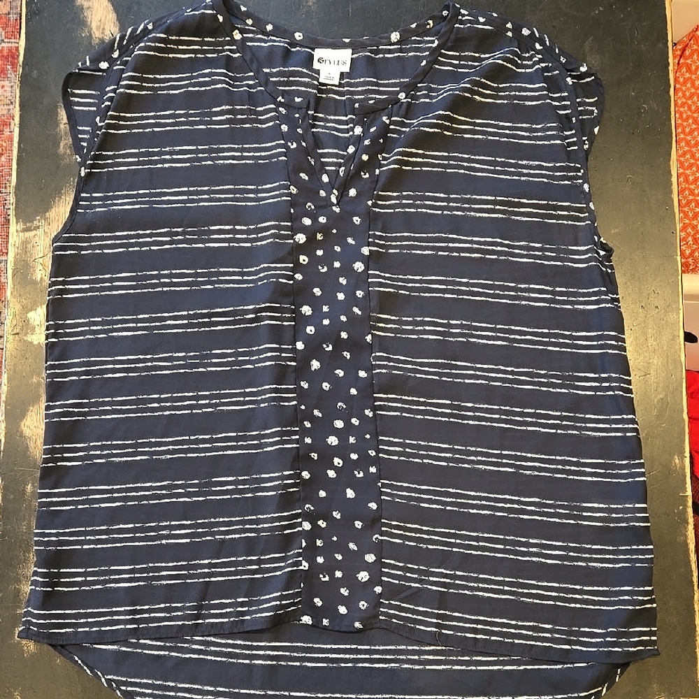 Navy Blue Women's Top